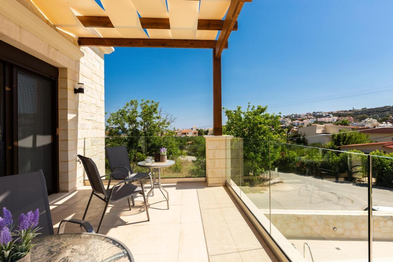Eudora Luxury Stone Villa Almirida Exterior foto