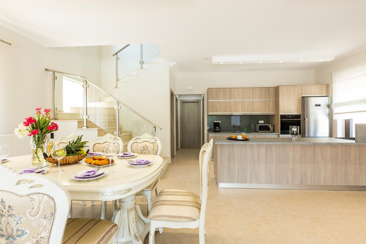 Eudora Luxury Stone Villa Almirida Exterior foto